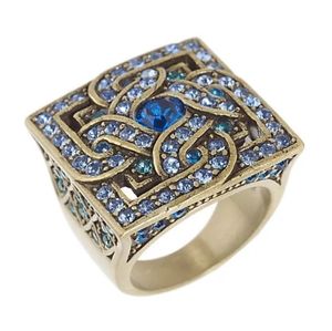 La Vintage Shades of Blue Serendipity Ring